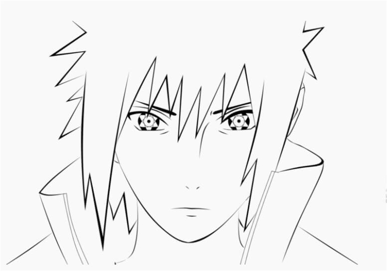 Sasuke's Rasengan Coloring Page Coloring Page