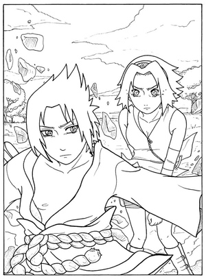 Sasuke Uchiha and Sakura