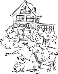 Coloring Page for School