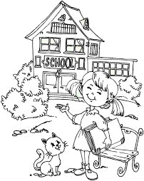 Coloring Page for School Coloring Page