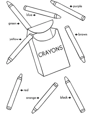 First School Coloring Page