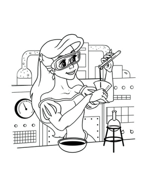 A Beautiful Girl Creating The Perfect Perfume