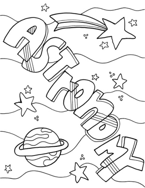 Astronomy is the scientific study of the universe.