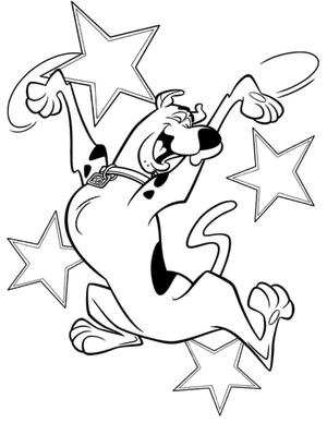 Scooby-Doo's Greatest Moment Coloring Page