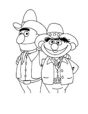 Cowboys Coloring Page Coloring Page