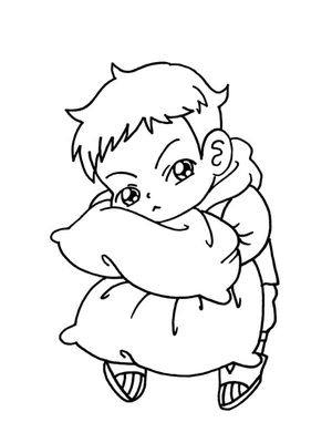 Chibi King from The Seven Deadly Sins Coloring Page