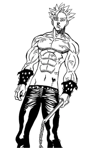Ghostly Legendary Warrior Seven Deadly Sins Coloring Page