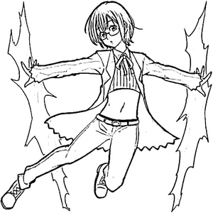 Gowther from Seven Deadly Sins Coloring Page