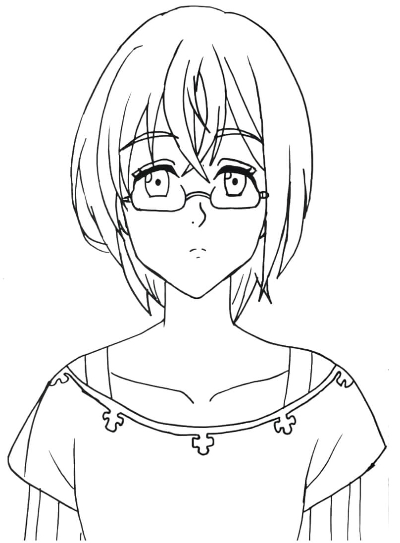 Gowther from The Seven Deadly Sins Coloring Page