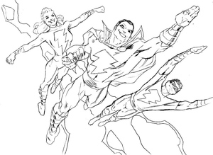 Characters from Shazam