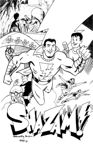 DC Comics' Shazam Coloring Page