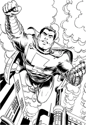 Superhero Fun for Kids Coloring Page
