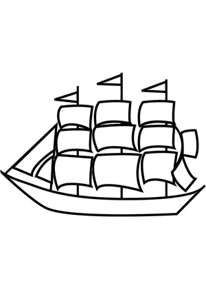 Gentle Vessel Coloring Page