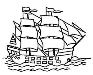 Sailboat Picture Coloring Page