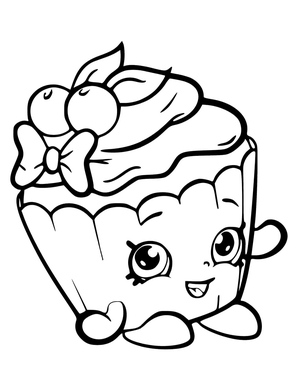 Shopkins Season 6 - Cherry Nice Cupcake