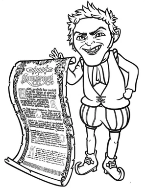 A Tiny Owner of Dulok Town Coloring Page