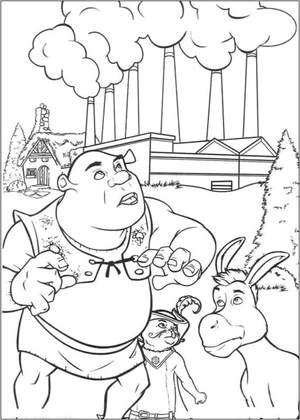 Simple Shrek and Friends
