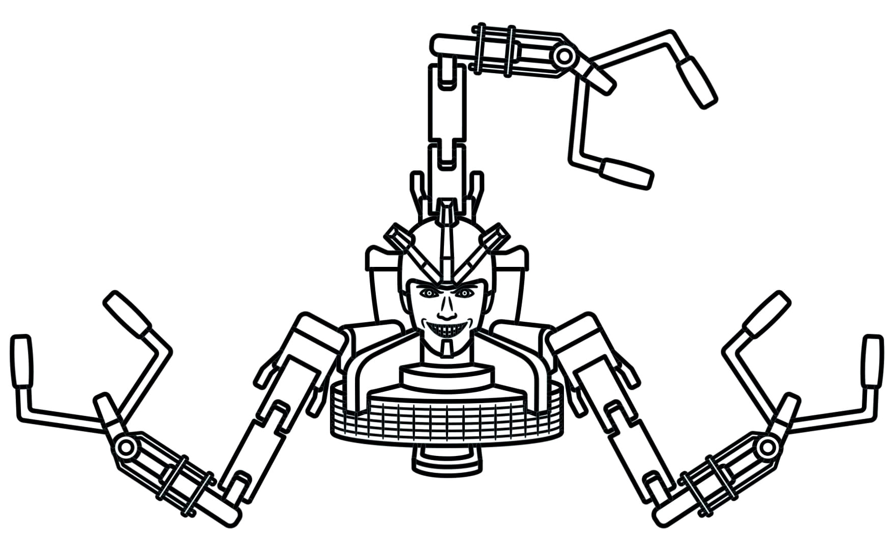 Enhanced Galactic Commode Coloring Page