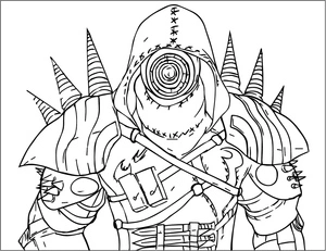 Titan Drilling Adventure Coloring Page