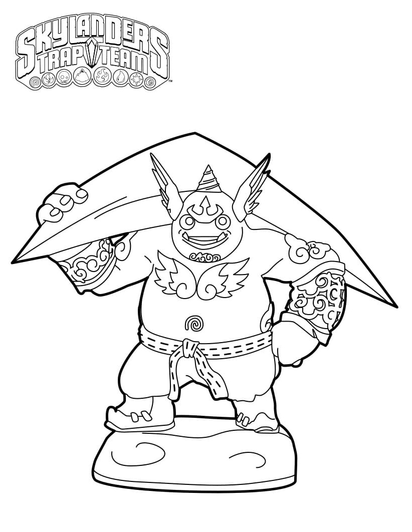 Skylanders Haven Coloring Page