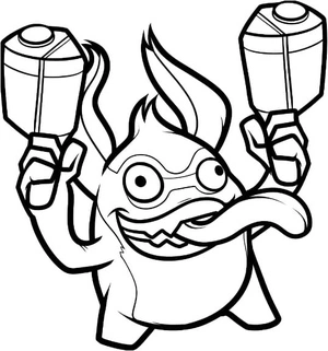 Skylanders Trigger Coloring Page