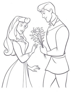 Princess Aurora and Prince Phillip
