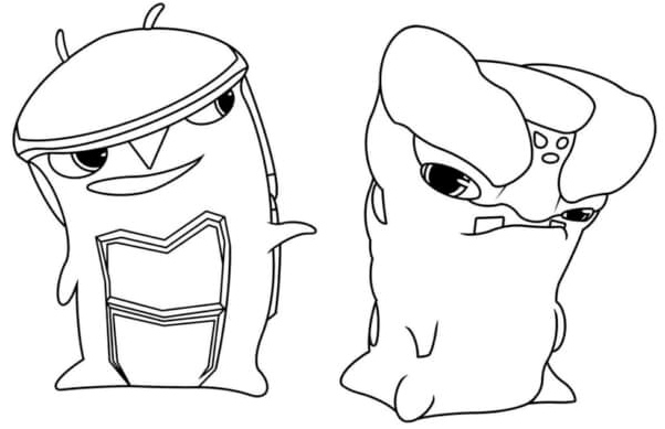 Sync Up Together Coloring Page