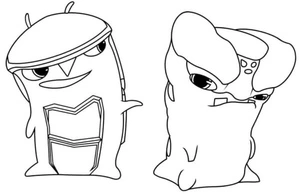 Sync Up Together Coloring Page