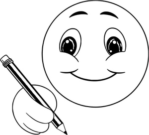 Drawing Smiley Faces with a Pencil