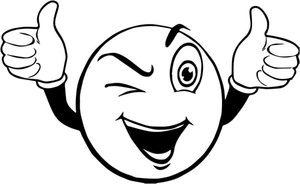 Fun Smiling Emoji Coloring Page