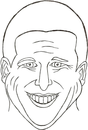 Happy Face Man