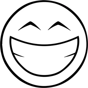 "The Smiling Visage" Coloring Page