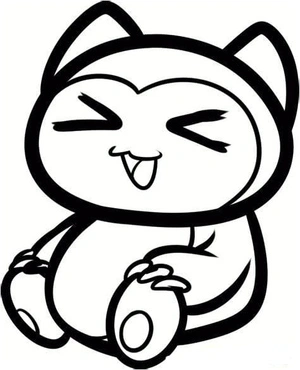 Adorable Snorlax Coloring Page