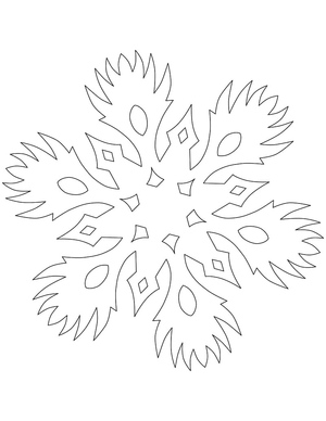 Flaming Snowflake