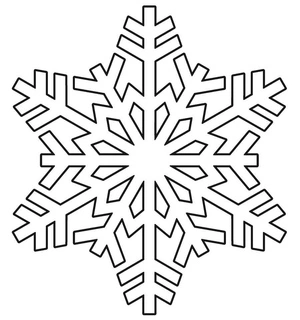 Snowflake Coloring Page