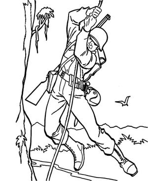 Climbing Soldier