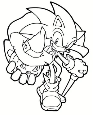 Sonic Halloween Coloring Page Coloring Page