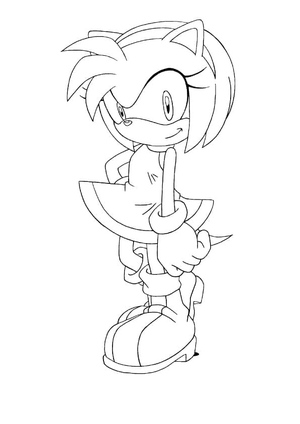 Amy Rose, the adorable character