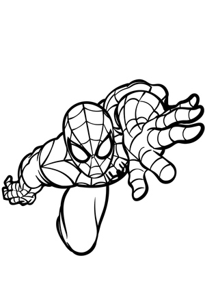Spider-Man Climbing