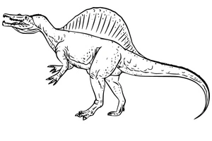 Spinosaurus Coloring Page Coloring Page