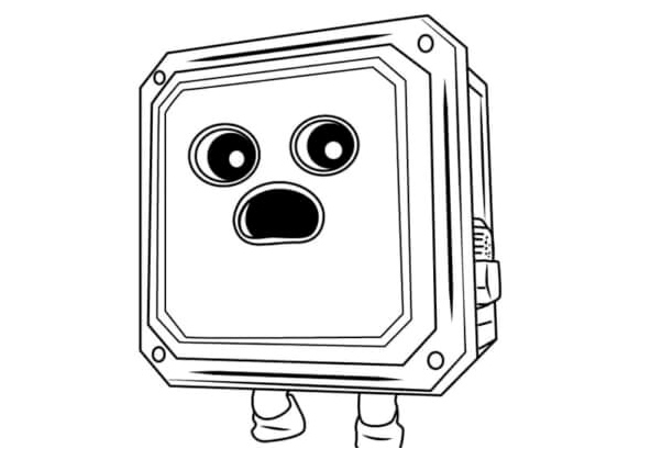 An Extraterrestrial Creature With a Unique Appearance Coloring Page