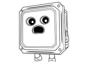 An Extraterrestrial Creature With a Unique Appearance Coloring Page