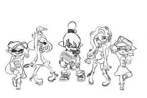 Different Splatoon Heroines