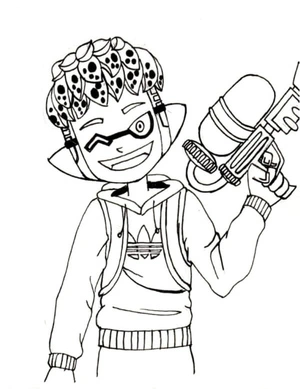 Painting Makes the World More Fun Coloring Page