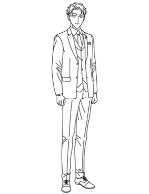 Printable Loid Forger Coloring Page Coloring Page
