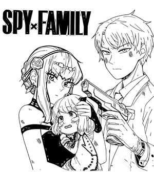 Printable Spy x Family Coloring Page - for ease, call it Spy Family Coloring Page Coloring Page