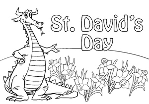 Dragon for St. David's Day