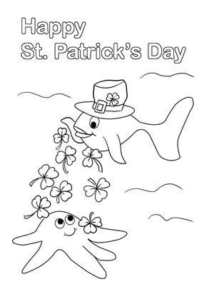 Free St. Patrick's Day Coloring Page Coloring Page