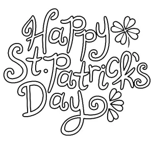 "Saint Patrick's Day Celebration Coloring Page" Coloring Page