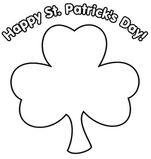 St. Patrick's Day Celebration with Shamrock